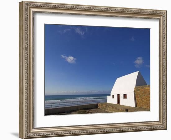 Le Don Hilton or St. Peter's Guardhouse, St. Ouens Bay, Jersey, Channel Islands, United Kingdom-Neale Clarke-Framed Photographic Print