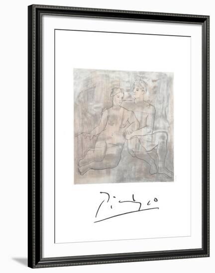Le Entretien-Pablo Picasso-Framed Collectable Print