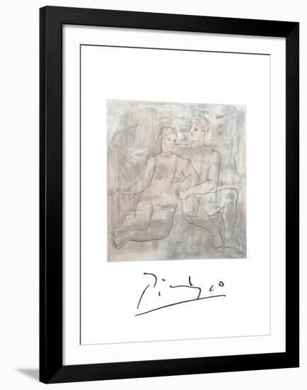 Le Entretien-Pablo Picasso-Framed Collectable Print