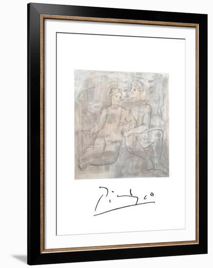 Le Entretien-Pablo Picasso-Framed Collectable Print