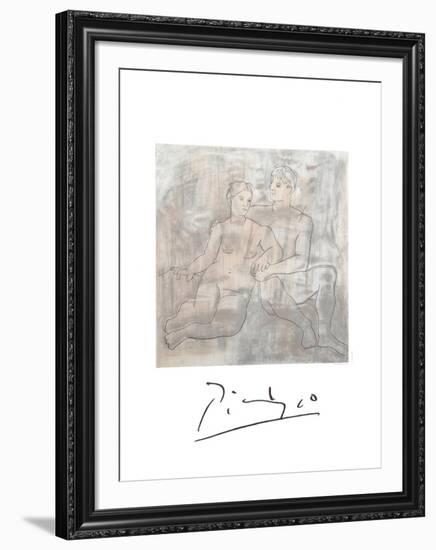 Le Entretien-Pablo Picasso-Framed Collectable Print