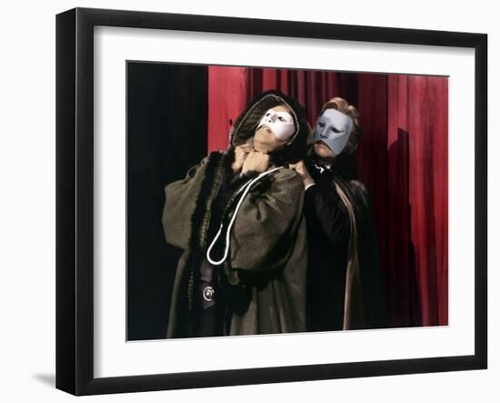 Le Fantome by l'Opera THE PHANTOM OF THE OPERA by Arthur Lubin with Claude Rains, 1943 (photo)-null-Framed Photo