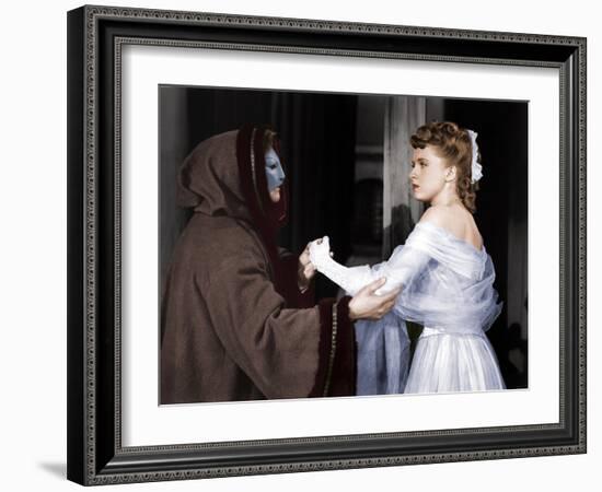 Le Fantome by l'Opera THE PHANTOM OF THE OPERA by Arthur Lubin with Claude Rains and Susanna Foster-null-Framed Photo