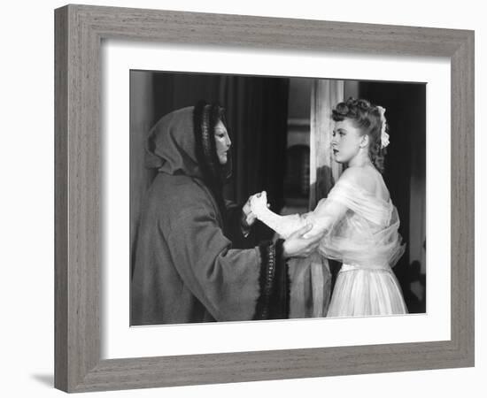 Le Fantome by l'Opera THE PHANTOM OF THE OPERA by Arthur Lubin with Claude Rains and Susanna Foster-null-Framed Photo