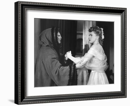 Le Fantome by l'Opera THE PHANTOM OF THE OPERA by Arthur Lubin with Claude Rains and Susanna Foster-null-Framed Photo