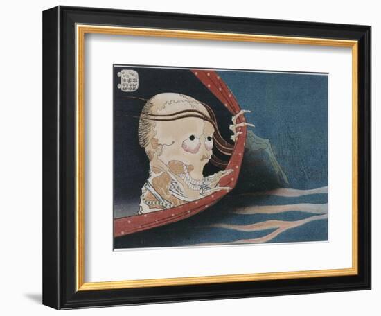 Le fantôme de Kohada Koheiji-Katsushika Hokusai-Framed Giclee Print