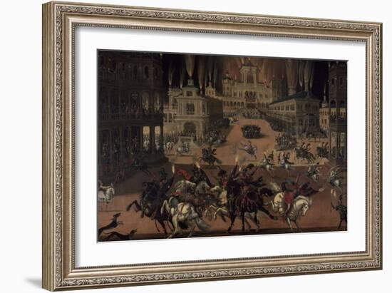 Le Feu, détail d'un ensemble des 4 éléments-Claude Deruet-Framed Giclee Print