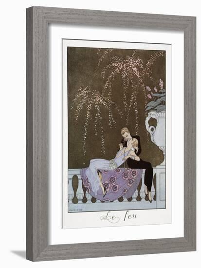 Le Feu-Georges Barbier-Framed Giclee Print