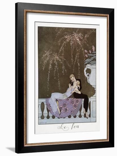 Le Feu-Georges Barbier-Framed Giclee Print