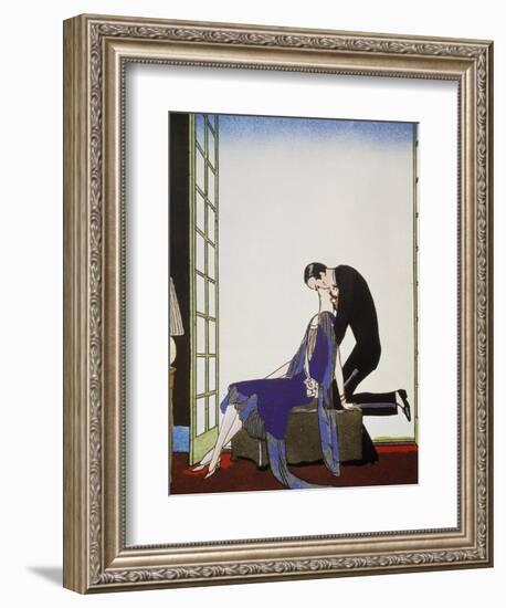 Le Feu-Georges Barbier-Framed Giclee Print