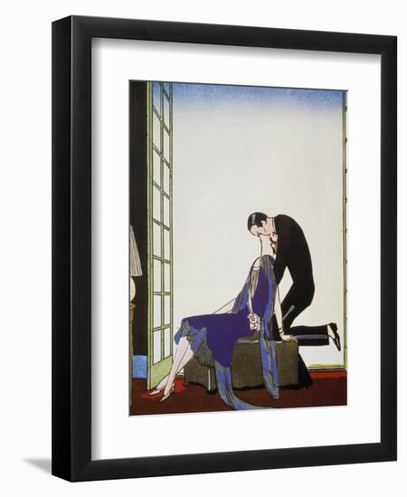 Le Feu-Georges Barbier-Framed Giclee Print