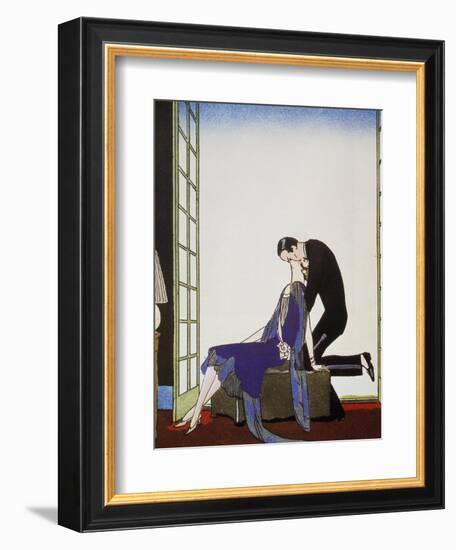 Le Feu-Georges Barbier-Framed Giclee Print