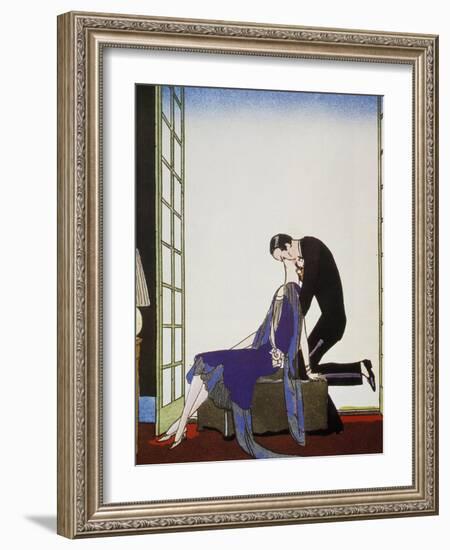 Le Feu-Georges Barbier-Framed Giclee Print