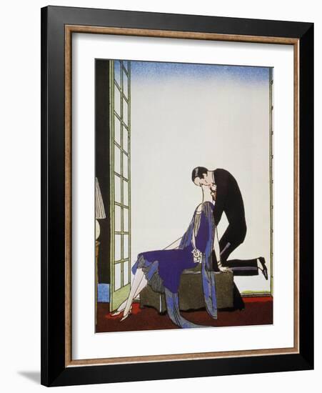 Le Feu-Georges Barbier-Framed Giclee Print