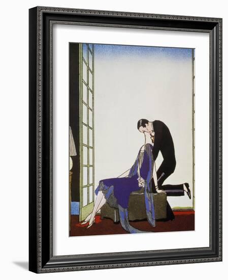 Le Feu-Georges Barbier-Framed Giclee Print