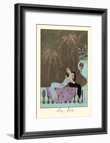 Le Feu-Georges Barbier-Framed Art Print