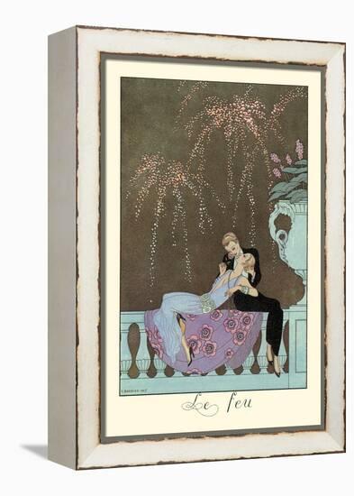 Le Feu-Georges Barbier-Framed Stretched Canvas