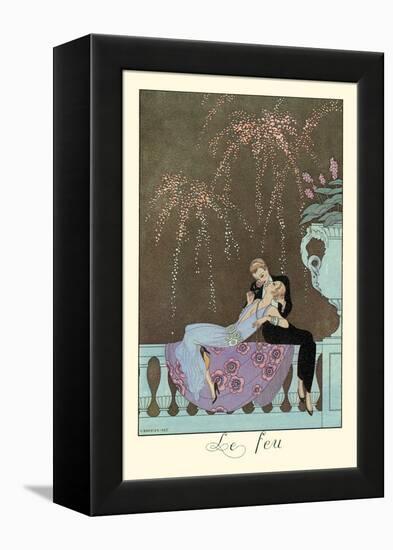 Le Feu-Georges Barbier-Framed Stretched Canvas