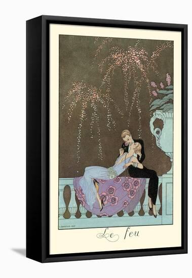 Le Feu-Georges Barbier-Framed Stretched Canvas