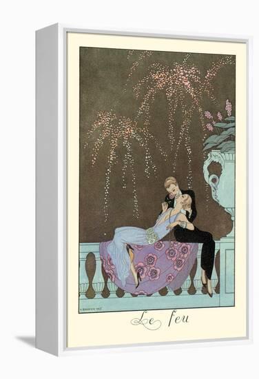 Le Feu-Georges Barbier-Framed Stretched Canvas