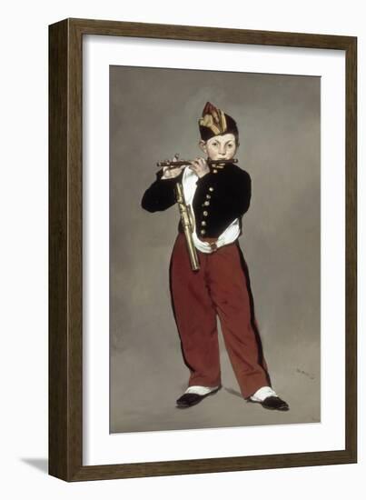 Le fifre-Edouard Manet-Framed Giclee Print