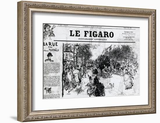 Le Figaro-Vincent van Gogh-Framed Art Print