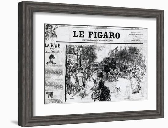 Le Figaro-Vincent van Gogh-Framed Art Print