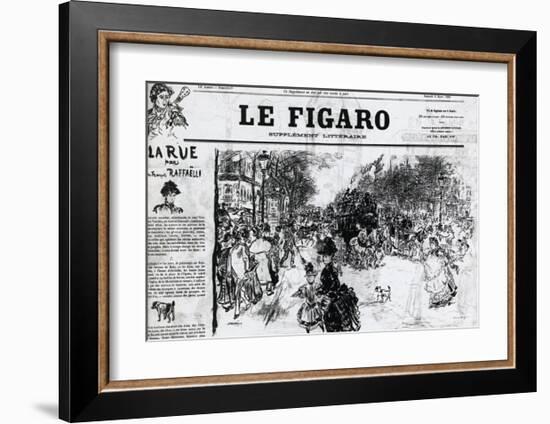 Le Figaro-Vincent van Gogh-Framed Art Print