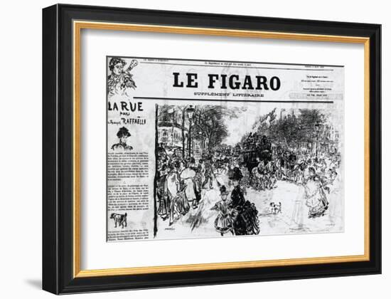 Le Figaro-Vincent van Gogh-Framed Art Print