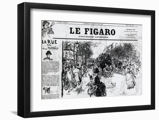 Le Figaro-Vincent van Gogh-Framed Art Print