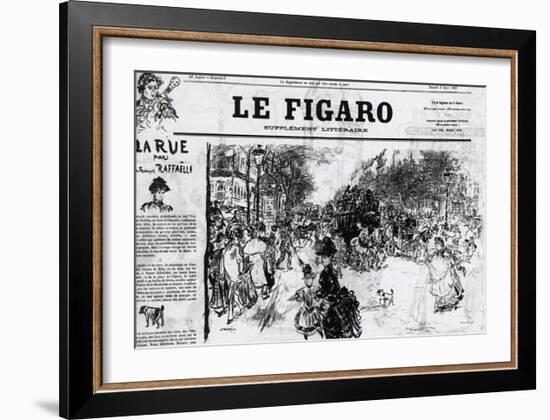 Le Figaro-Vincent van Gogh-Framed Art Print