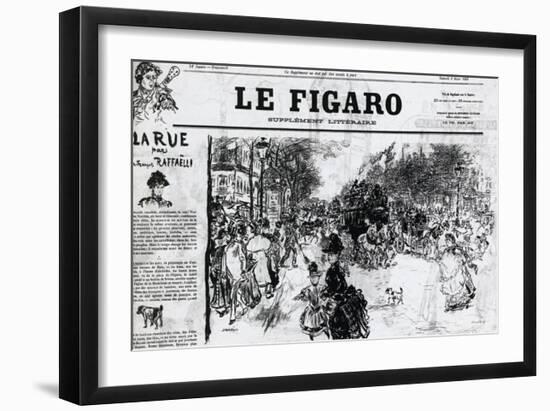 Le Figaro-Vincent van Gogh-Framed Art Print