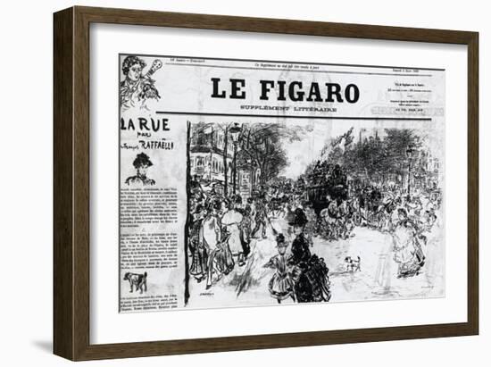 Le Figaro-Vincent van Gogh-Framed Art Print