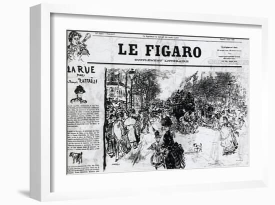 Le Figaro-Vincent van Gogh-Framed Art Print