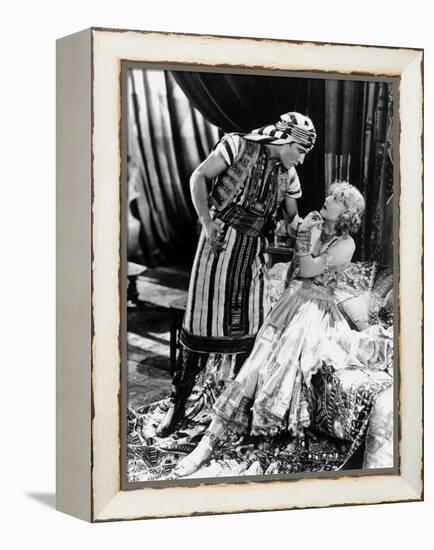 Le Fils du Sheik The Son of the Sheik by George Fitzmaurice with Rudolph Valentino and Vilma Banky,-null-Framed Stretched Canvas