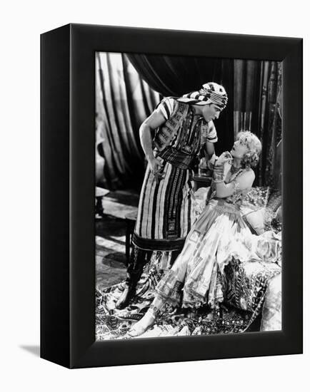 Le Fils du Sheik The Son of the Sheik by George Fitzmaurice with Rudolph Valentino and Vilma Banky,-null-Framed Stretched Canvas