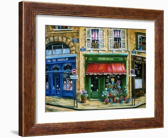 Le Fleuriste-Marilyn Dunlap-Framed Art Print