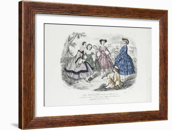 Le Follet (revue): ensembles de toilettes de la maison Leroy, planche 2276-Anaïs Toudouze-Framed Giclee Print