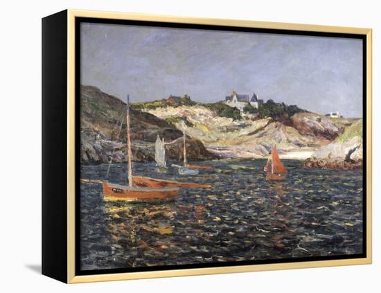 Le Fond du Port du Goulphar, Belle-Isle en Mer, 1909-Maxime Emile Louis Maufra-Framed Premier Image Canvas