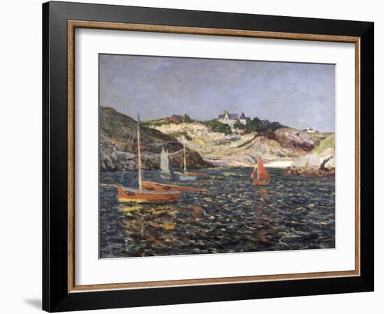 Le Fond du Port du Goulphar, Belle-Isle en Mer, 1909-Maxime Emile Louis Maufra-Framed Giclee Print