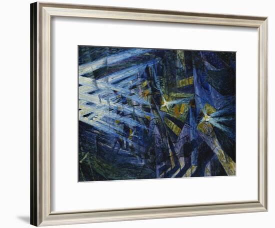 Le Forze Di Una Strada, 1911-Umberto Boccioni-Framed Giclee Print