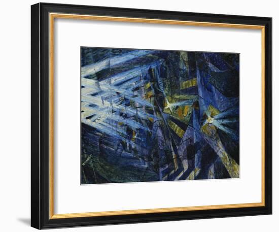 Le Forze Di Una Strada, 1911-Umberto Boccioni-Framed Giclee Print