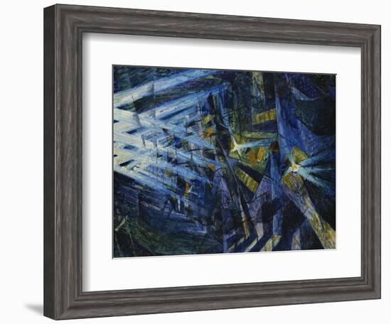 Le Forze Di Una Strada, 1911-Umberto Boccioni-Framed Giclee Print