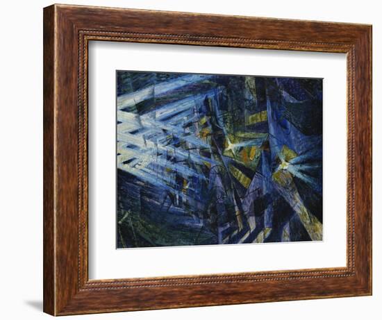 Le Forze Di Una Strada, 1911-Umberto Boccioni-Framed Giclee Print