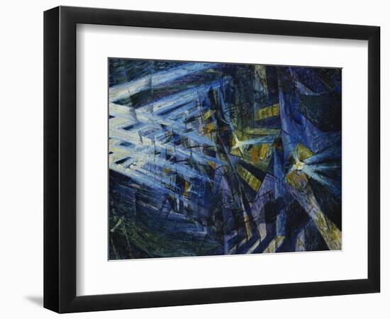 Le Forze Di Una Strada, 1911-Umberto Boccioni-Framed Giclee Print