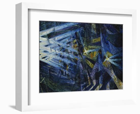 Le Forze Di Una Strada, 1911-Umberto Boccioni-Framed Giclee Print