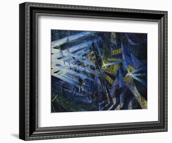 Le Forze Di Una Strada, 1911-Umberto Boccioni-Framed Giclee Print