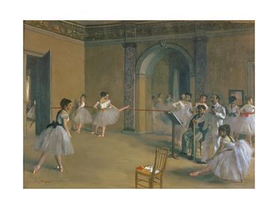 Le Foyer De La Danse A L Opera De La Rue Le Peletier 1872 Giclee
