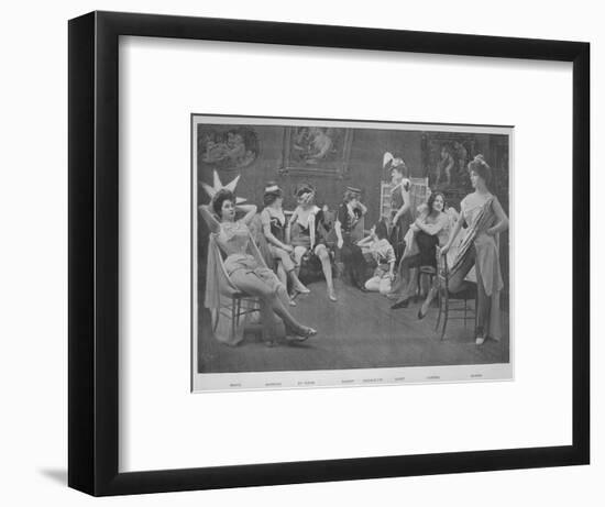 'Le Foyer Des Artistes', 1900-Unknown-Framed Photographic Print