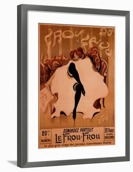 Le Frou Frou-Lucien-Henri Weiluc-Framed Art Print